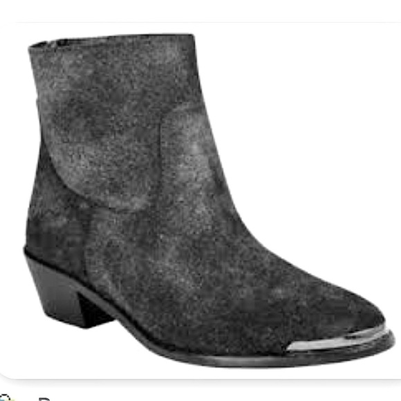 ABS Allen Schwartz Persiphone Leather Metallic Boots 7.5 - Picture 2 of 9